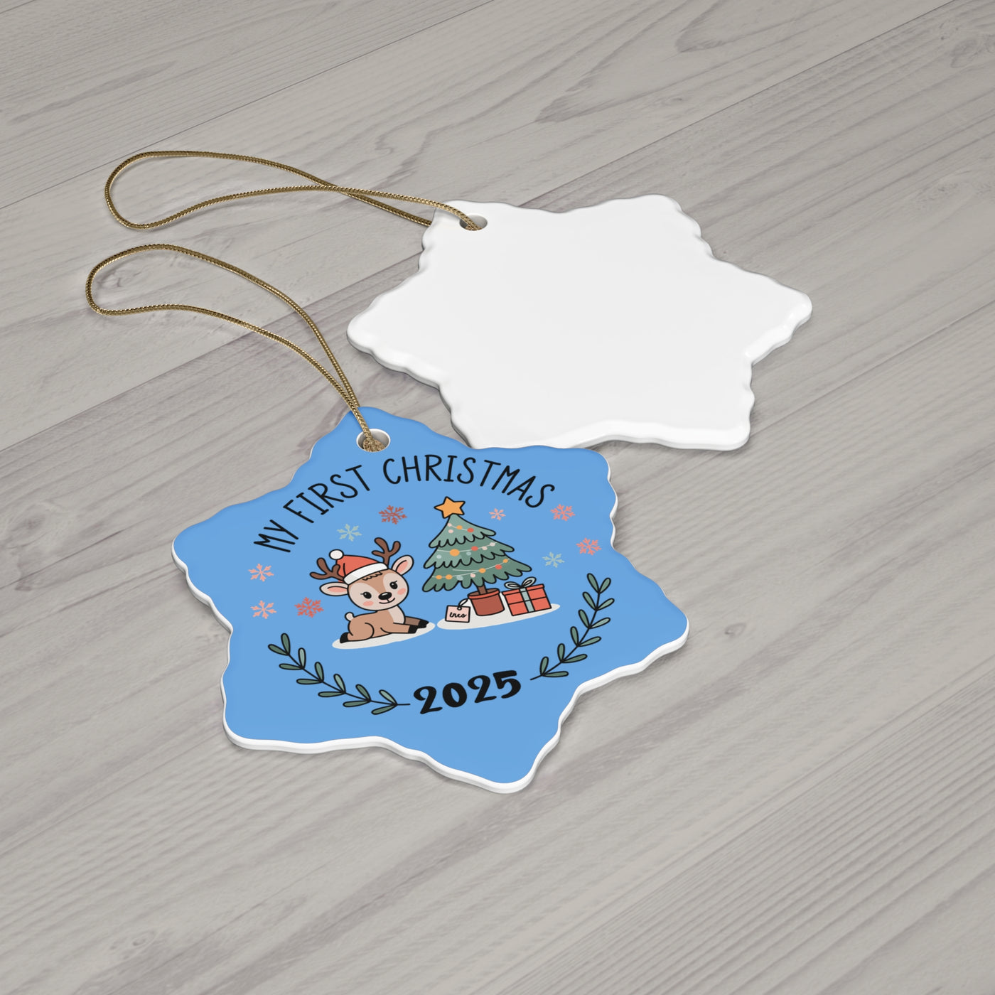 My First Christmas Ceramic Ornament 2025