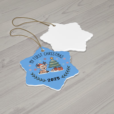 My First Christmas Ceramic Ornament 2025