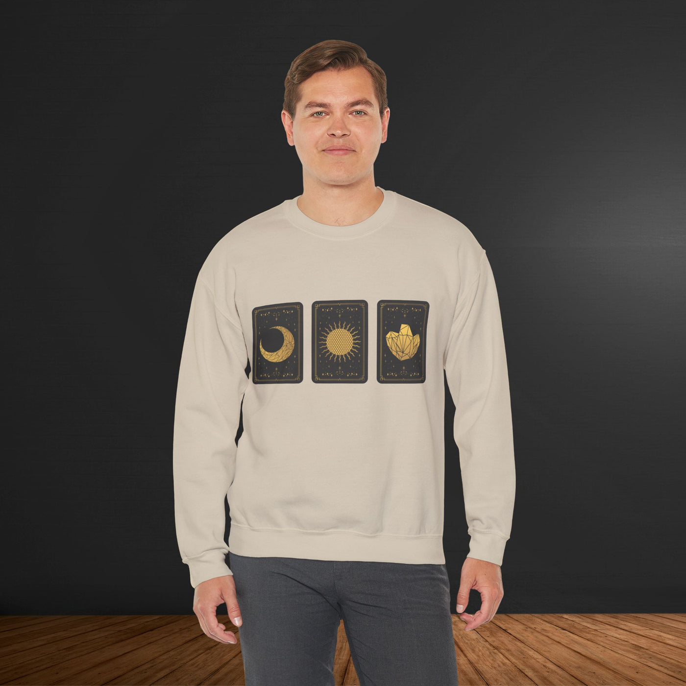 Tarot Card Design Unisex Crewneck Sweatshirt