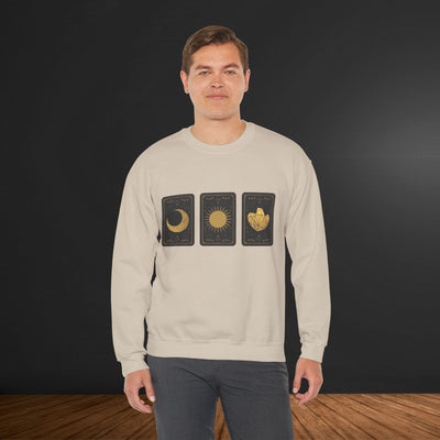 Tarot Card Design Unisex Crewneck Sweatshirt