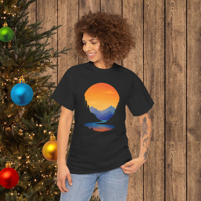 Sunset Mountain Lake T-Shirt