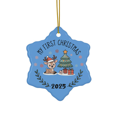 My First Christmas Ceramic Ornament 2025