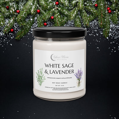 9 oz Soy Candle Jars: Hand-Poured with Six Cozy Scents