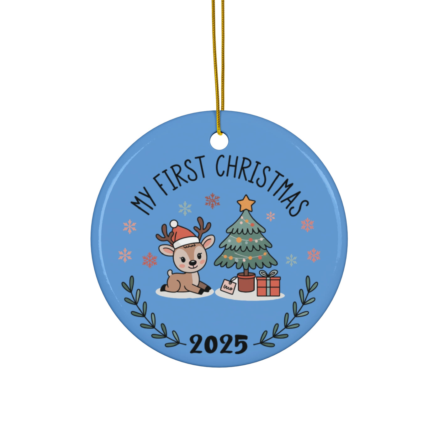 My First Christmas Ceramic Ornament 2025