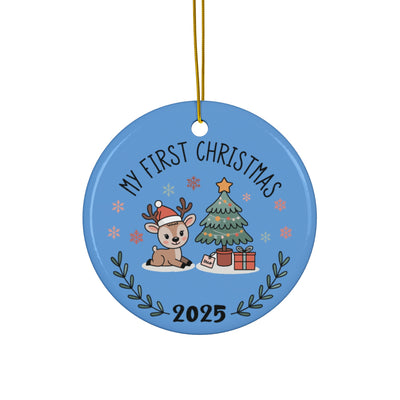 My First Christmas Ceramic Ornament 2025