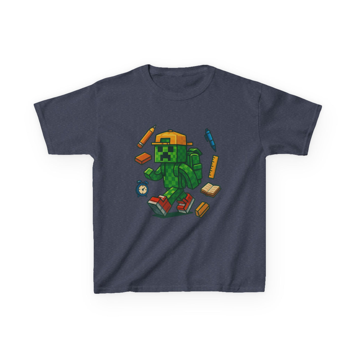 Minecraft-Inspired Back to School Shirt – Fun Gamer Tee for Kids