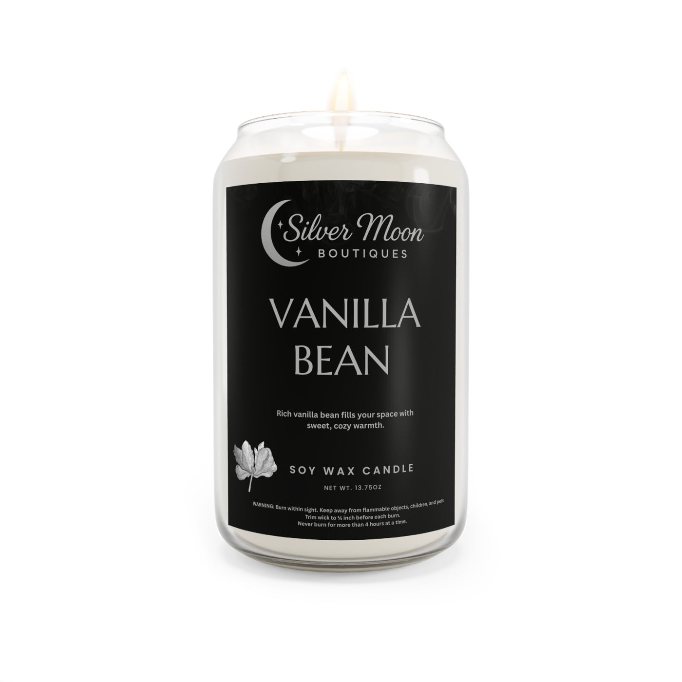 Vanilla Bean Scented Soy Candle - 13.75oz