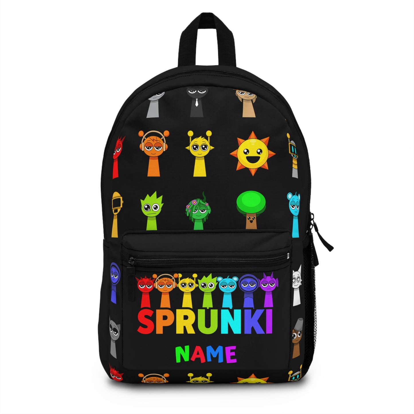 Personalized Sprunki Character Backpack - Fun & Colorful Kids' Bag for School & Adventures