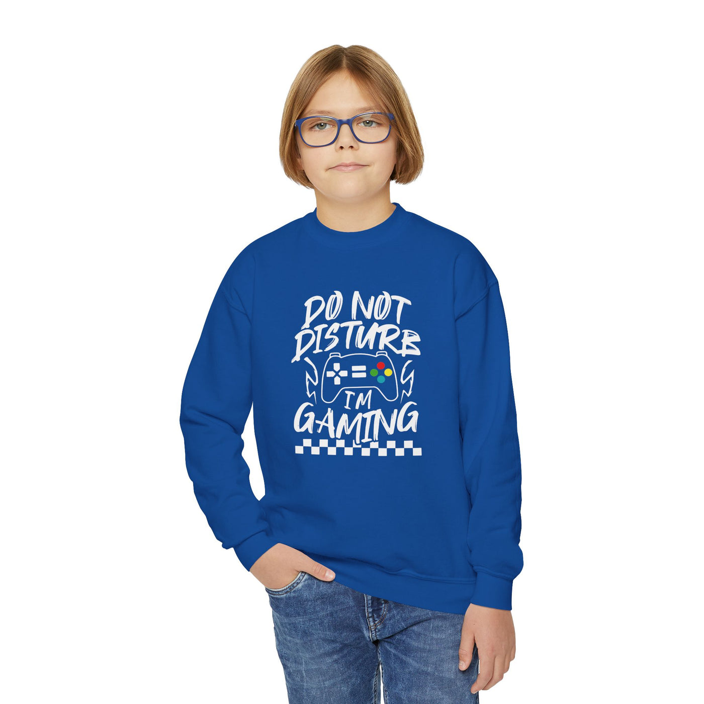 'Do Not Disturb, I'm Gaming' Kids Sweatshirt