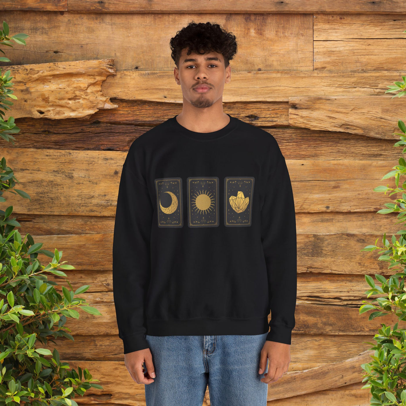 Tarot Card Design Unisex Crewneck Sweatshirt