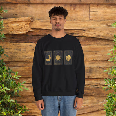 Tarot Card Design Unisex Crewneck Sweatshirt
