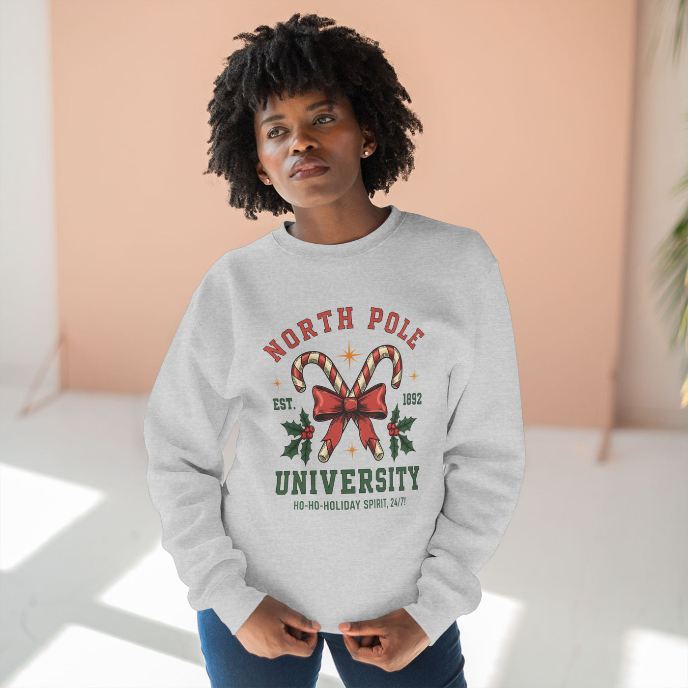 North Pole University Holiday Sweatshirt