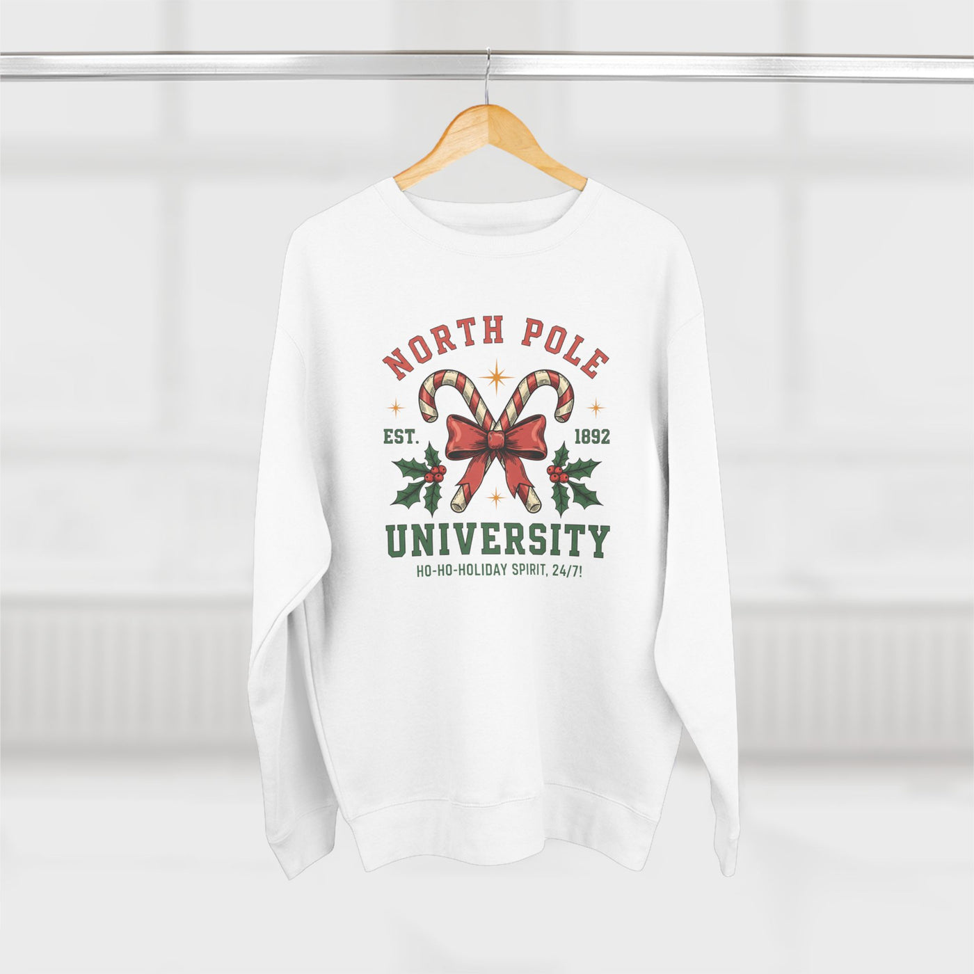 North Pole University Holiday Sweatshirt