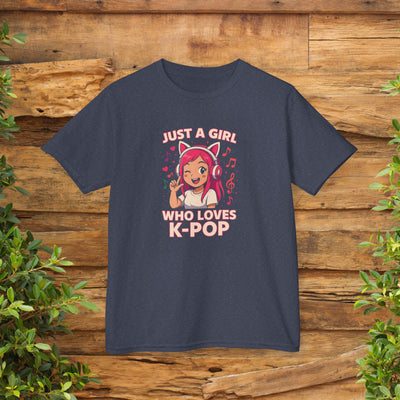“Just a Girl Who Loves K-Pop” Cute Music Tee