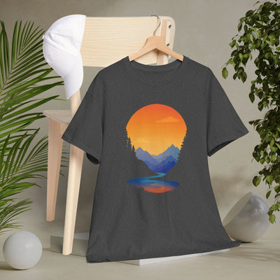 Sunset Mountain Lake T-Shirt