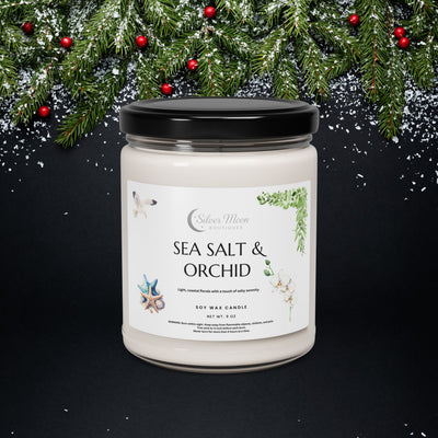 9 oz Soy Candle Jars: Hand-Poured with Six Cozy Scents