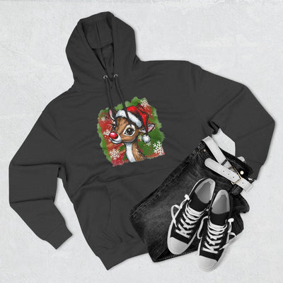 Festive Rudolph Fleece Hoodie