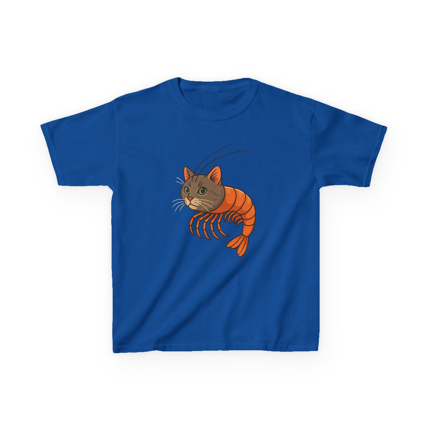 Italian Brainrot Cat Shrimp Shirt – Surreal Meme-Core Chaos Tee