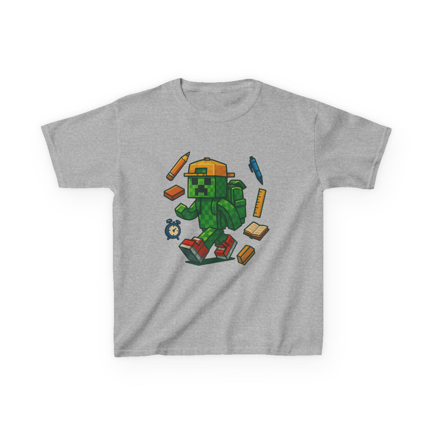 Minecraft-Inspired Back to School Shirt – Fun Gamer Tee for Kids