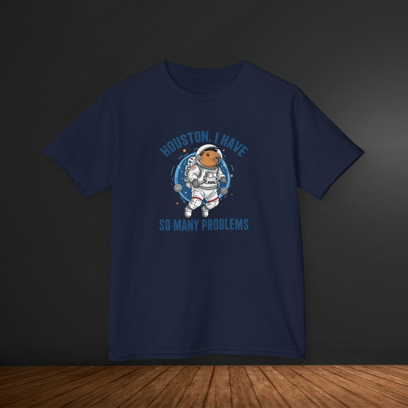 Kids Astronaut Tee - "Houston, I Have So Many Problems"