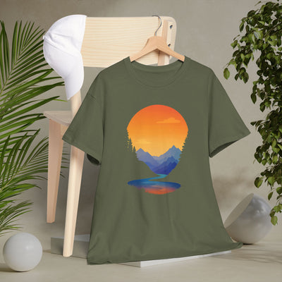 Sunset Mountain Lake T-Shirt