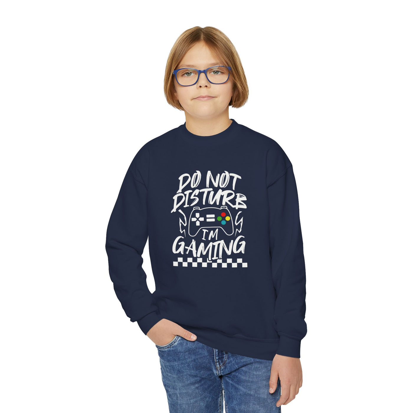 'Do Not Disturb, I'm Gaming' Kids Sweatshirt