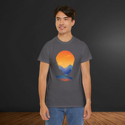 Sunset Mountain Lake T-Shirt