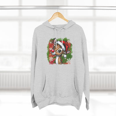Festive Rudolph Fleece Hoodie