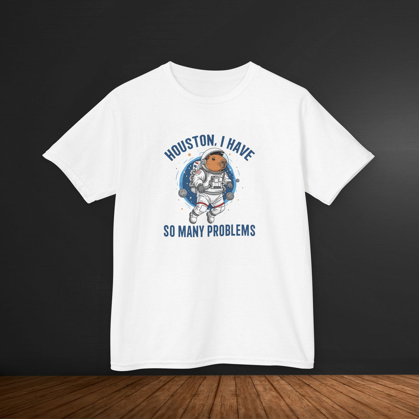 Kids Astronaut Tee - "Houston, I Have So Many Problems"