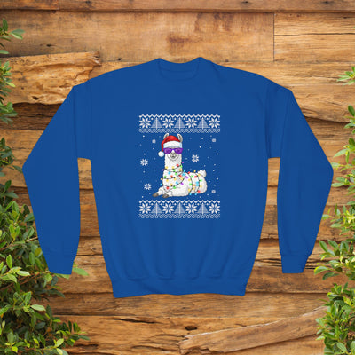 "Ugly" Llama Kids Christmas Sweatshirt