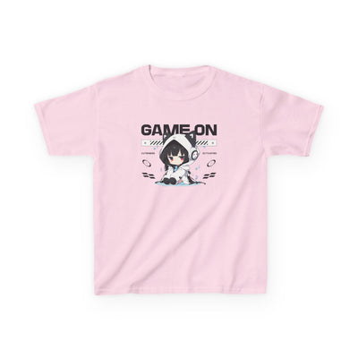 Kawaii Gamer Girl T-Shirt – Cute Anime Tee for Kids