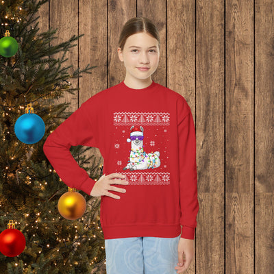 "Ugly" Llama Kids Christmas Sweatshirt