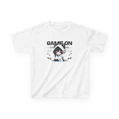 Kawaii Gamer Girl T-Shirt – Cute Anime Tee for Kids