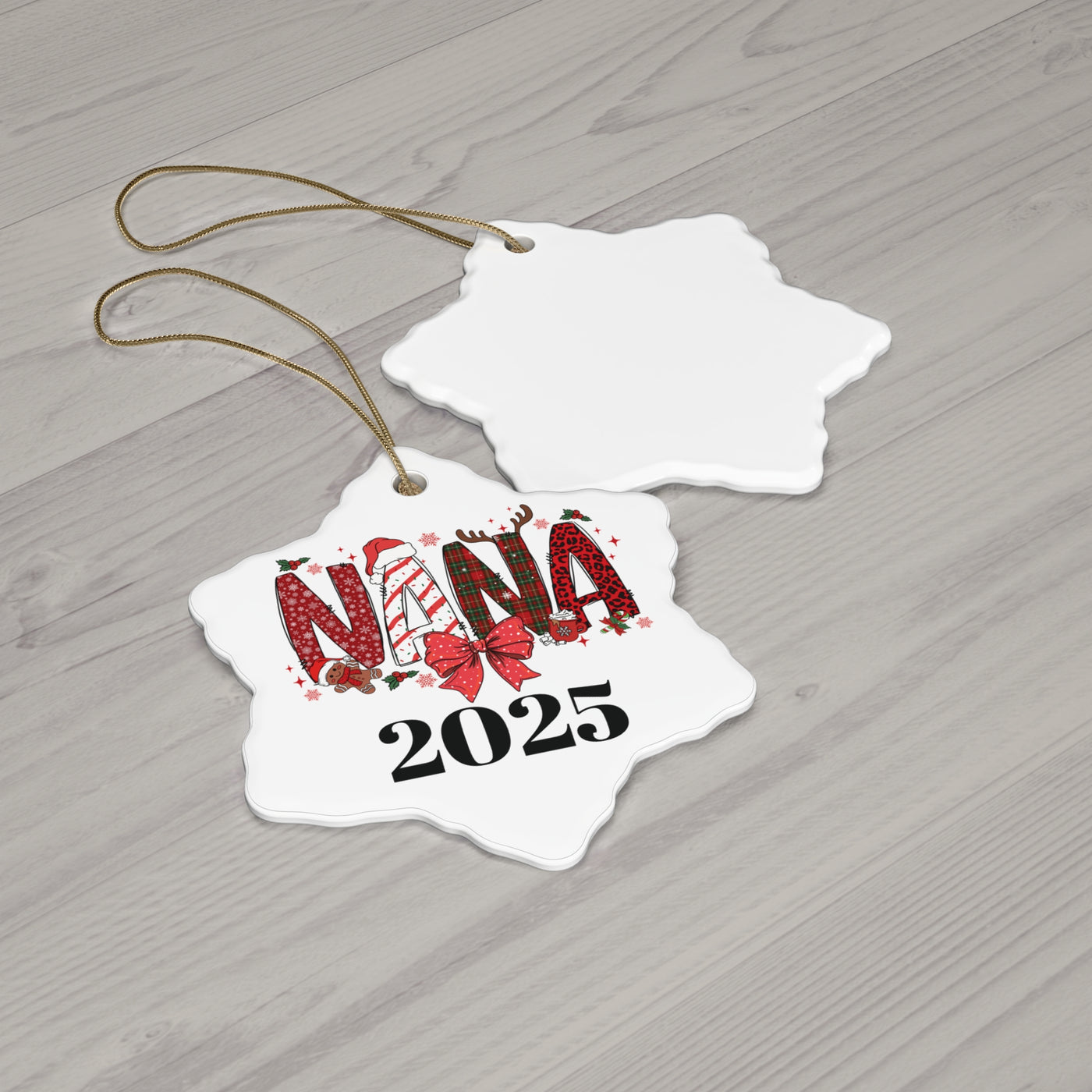 Nana 2025 Ceramic Ornament