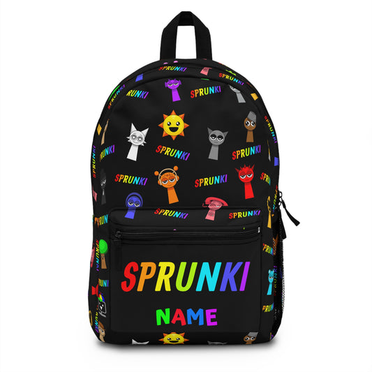 Personalized Kids' Backpack with Fun Sprunki Design - Ideal for School & Play