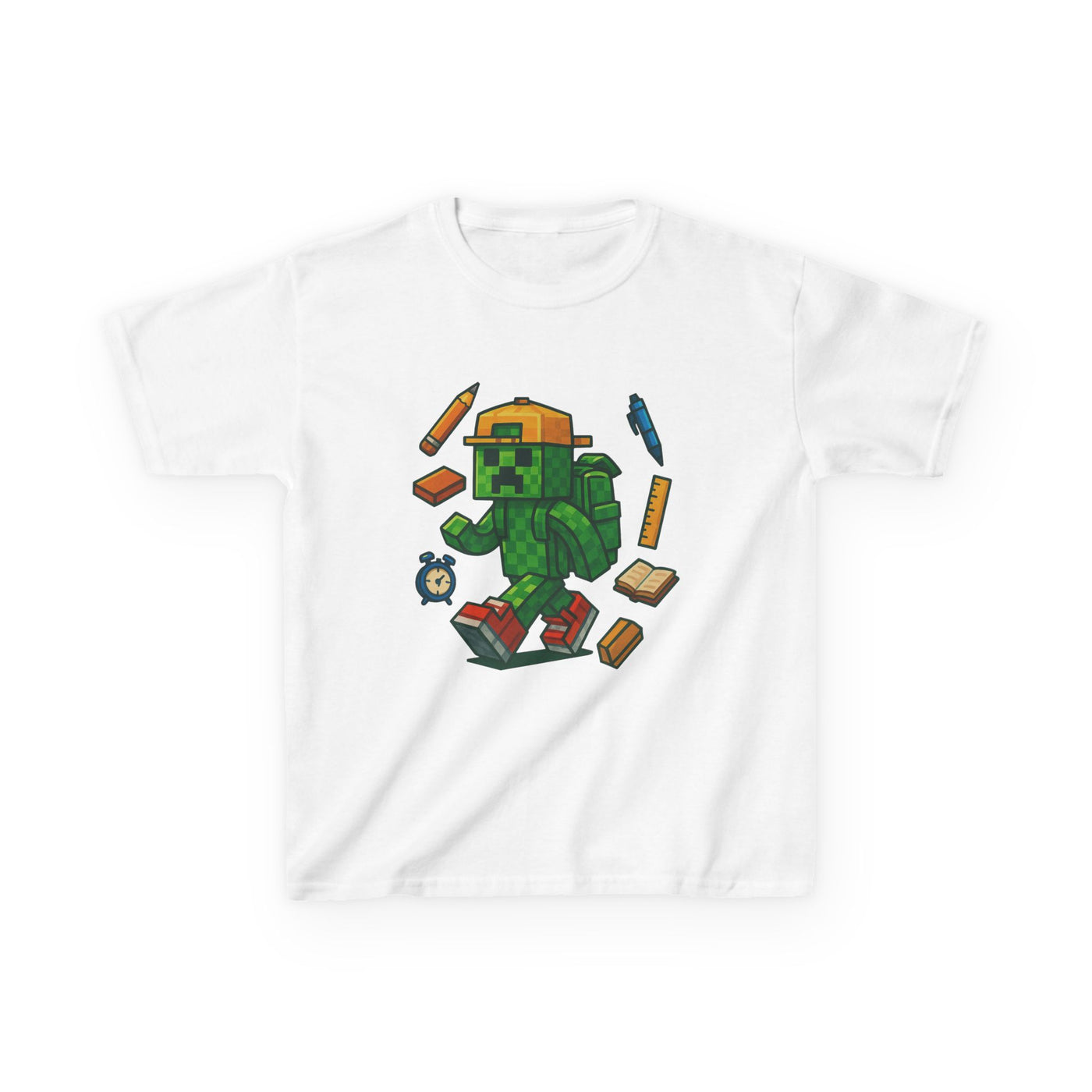 Minecraft-Inspired Back to School Shirt – Fun Gamer Tee for Kids