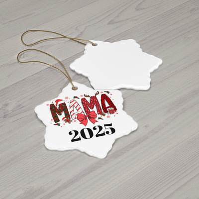 Mama 2025 Ceramic Ornament
