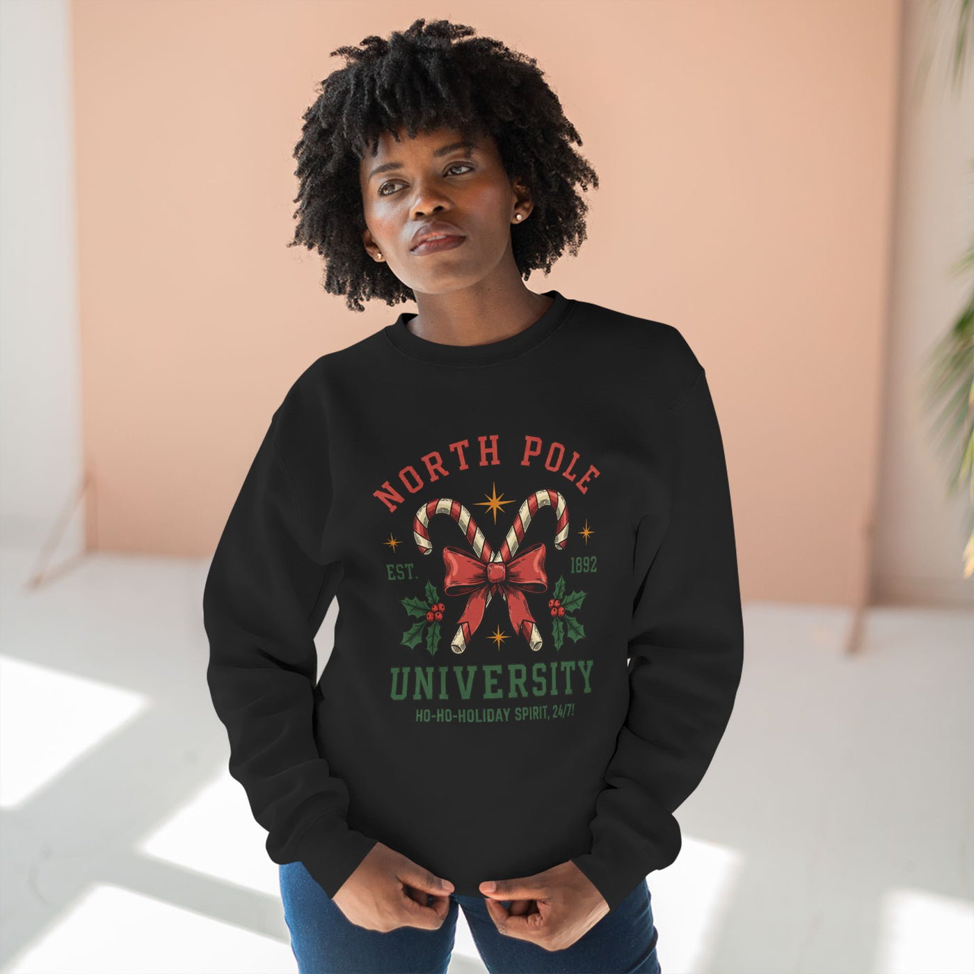 North Pole University Holiday Sweatshirt
