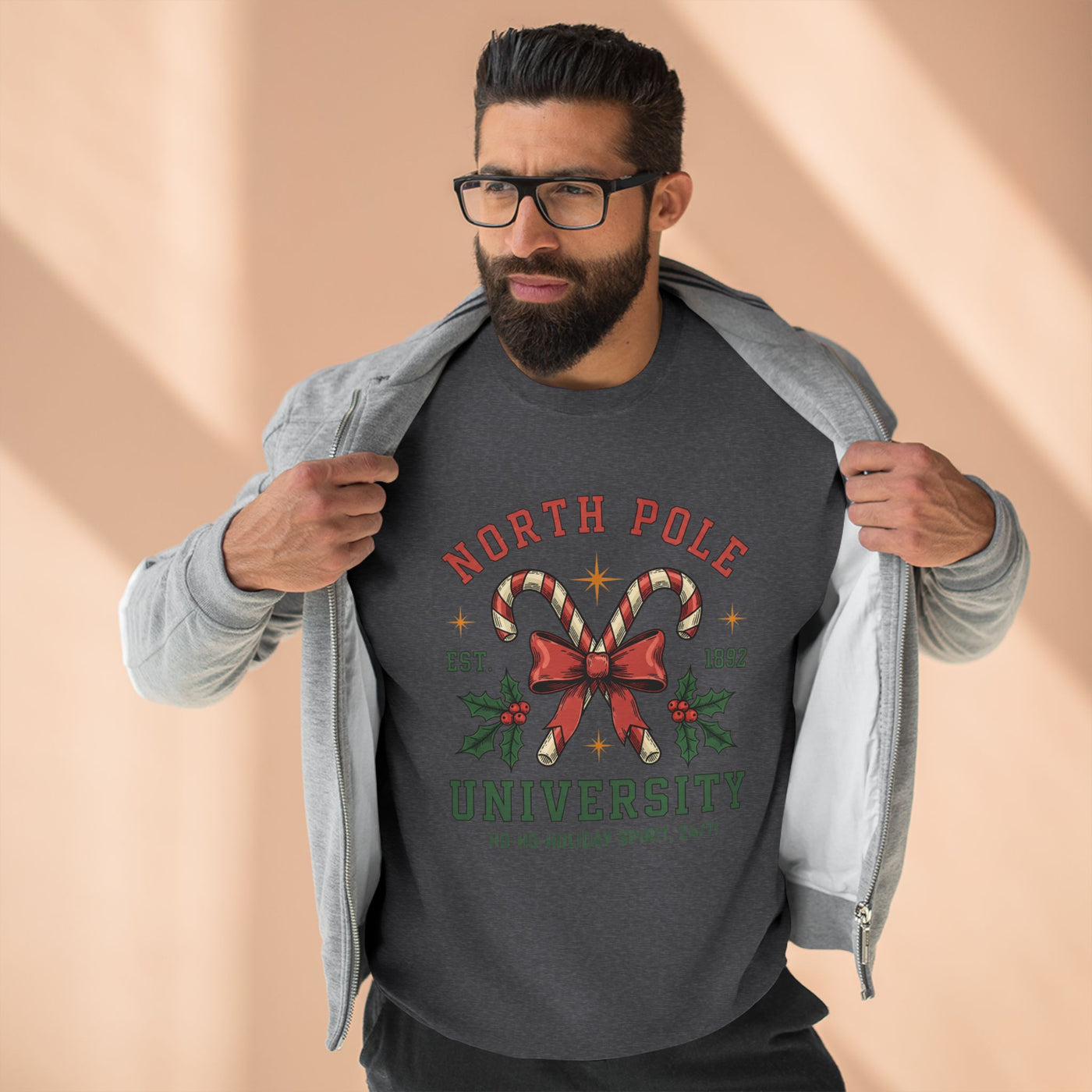 North Pole University Holiday Sweatshirt