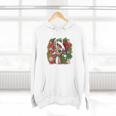 Festive Rudolph Fleece Hoodie