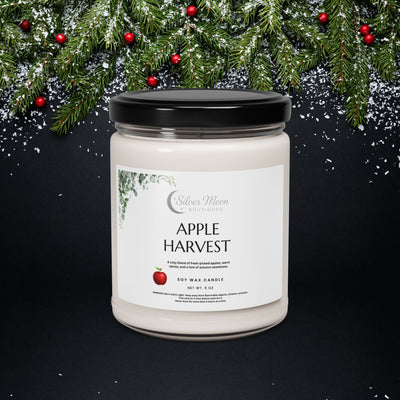 9 oz Soy Candle Jars: Hand-Poured with Six Cozy Scents