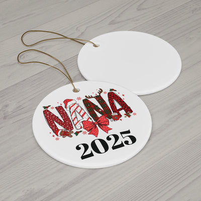 Nana 2025 Ceramic Ornament