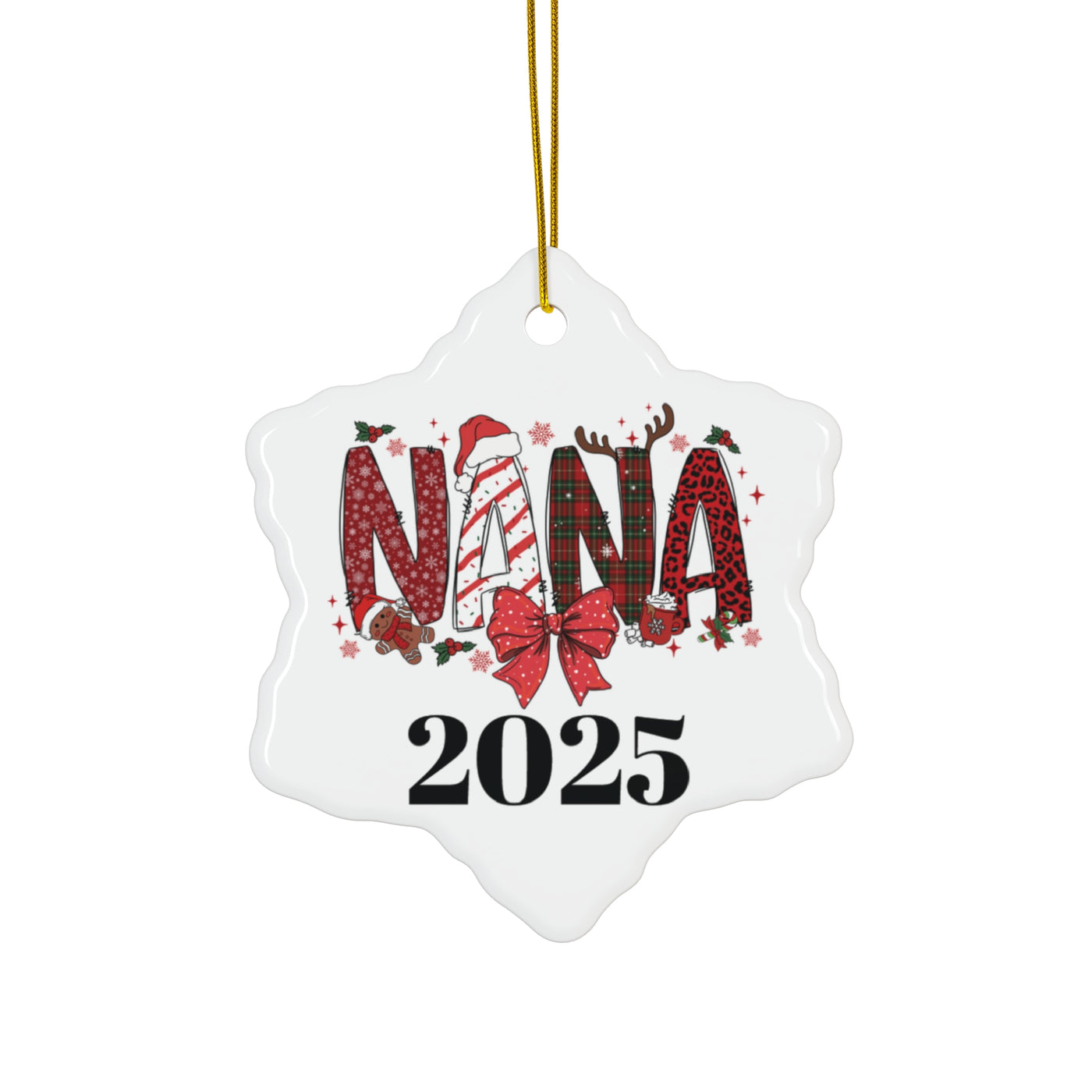 Nana 2025 Ceramic Ornament