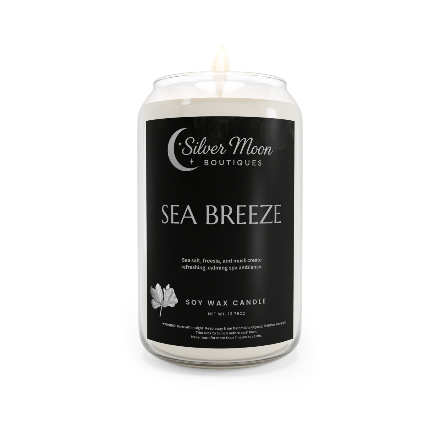 Relaxing Sea Breeze Scented Soy Candle - 13.75oz