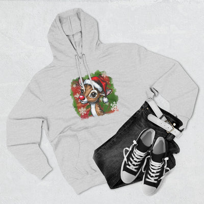 Festive Rudolph Fleece Hoodie
