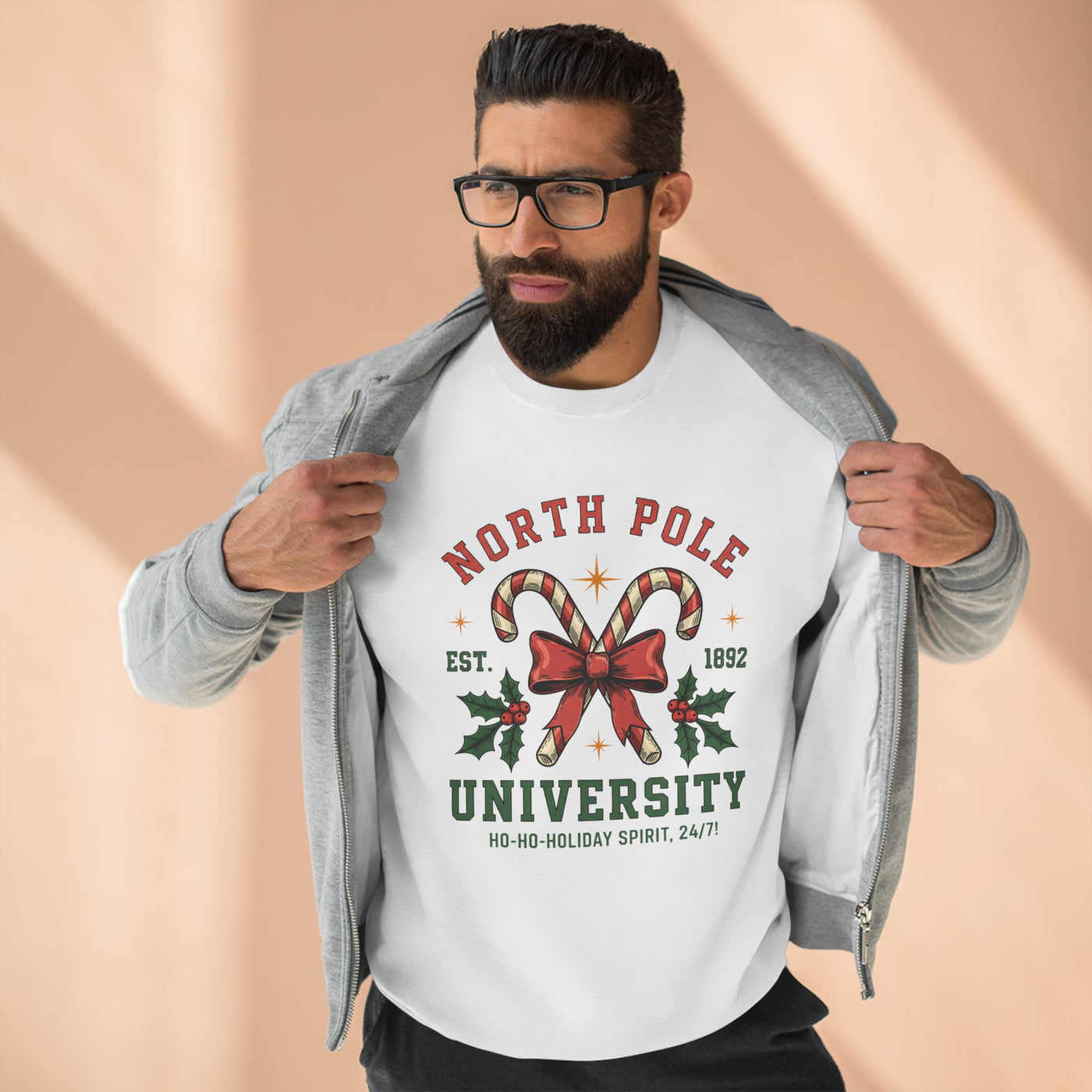 North Pole University Holiday Sweatshirt