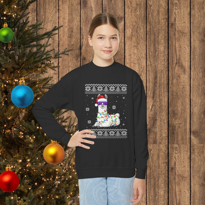 "Ugly" Llama Kids Christmas Sweatshirt