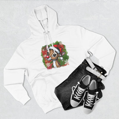 Festive Rudolph Fleece Hoodie